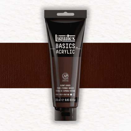 AKRYLOVÁ FARBA - LIQUITEX - BASICS ACRYLIC - 250 ML | 128 BURNT UMBER