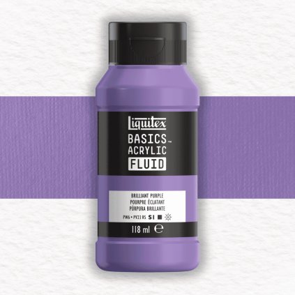 AKRYLOVÁ FARBA - LIQUITEX - BASICS ACRYLIC FLUID - 118 ML | 590 BRILLIANT PURPLE