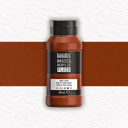 AKRYLOVÁ FARBA - LIQUITEX - BASICS ACRYLIC FLUID - 118 ML | 127 BURNT SIENNA