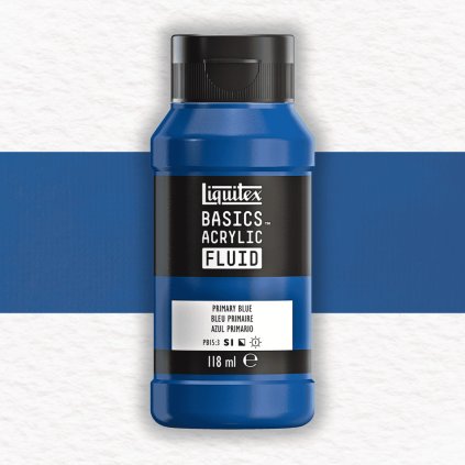 AKRYLOVÁ FARBA - LIQUITEX - BASICS ACRYLIC FLUID - 118 ML | 470 CERULEAN BLUE HUE