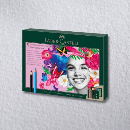 CERUZKY - FABER CASTELL - POLYCHROMOS & PITT GRAPHITE MATT | 40 KS