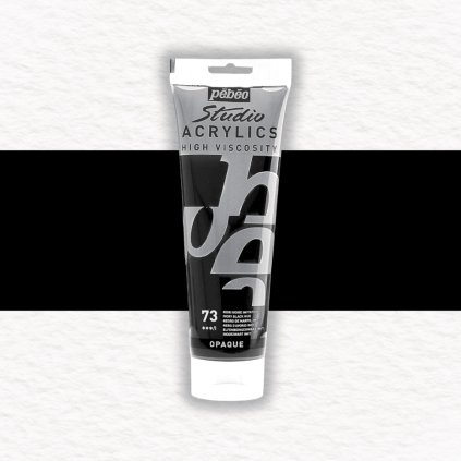 AKRYLOVÁ FARBA - PEBEO - STUDIO ACRYLICS - 100 ML | 73 IVORY BLACK
