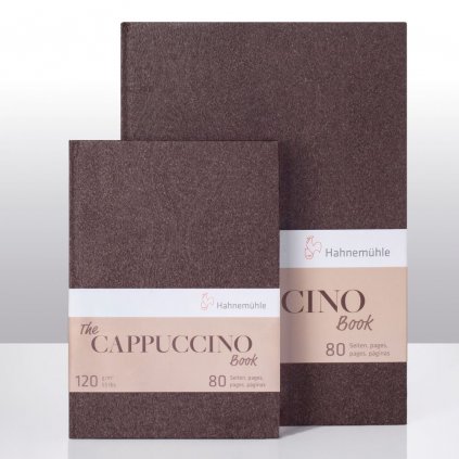 HAHNEMÜHLE THE CAPPUCCINO BOOK - SKICÁR - 120 GR/M2 - 40 LISTOV/80 STRÁN - A5