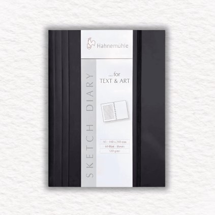 SKICÁR DIARY - HAHNEMÜHLE - 120 GSM - 60 LISTOV - ŠPIRÁLOVÁ VÄZBA | A5