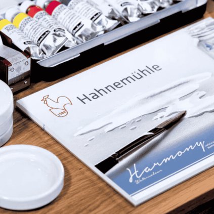 AKVARELOVÝ BLOK - HAHNEMÜHLE - HARMONY - 300 GSM - ROUGH - 12 LISTOV -