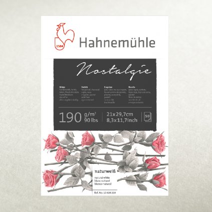 Skicár Hahnemühle Nostalgie 190 gr/m2 | Lepená Väzba | A2