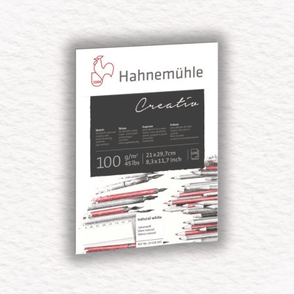 SKICÁR - HAHNEMÜHLE - CREATIV - LEPENÁ VÄZBA - 100 GSM - 100 LISTOV | A4