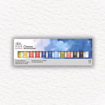 Winsor & Newton Cotman akvarelová sada | 12x8 ml