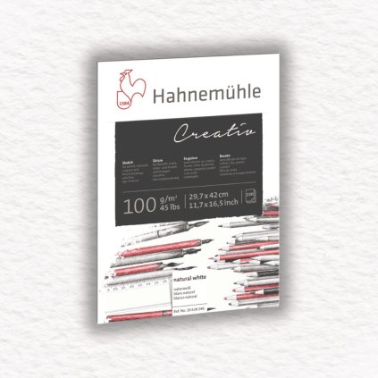 SKICÁR - HAHNEMÜHLE - CREATIV - LEPENÁ VÄZBA - 100 GSM - 100 LISTOV | A3
