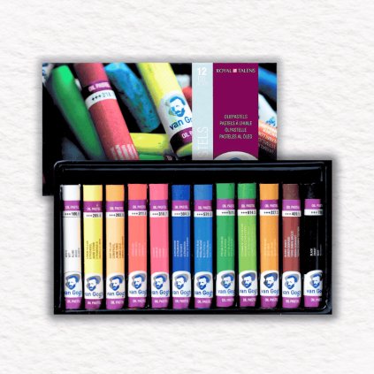 OLEJOVÉ PASTELY - VAN GOGH - STARTER SET | 12 KS