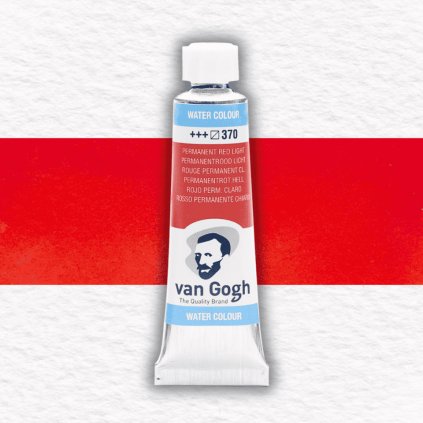 AKVARELOVÁ FARBA - VAN GOGH - 10 ML | 370 PERMANENT RED LIGHT
