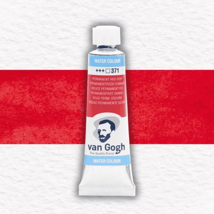 AKVARELOVÁ FARBA - VAN GOGH - 10 ML | 371 PERMANENT RED DEEP