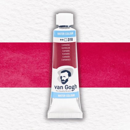 AKVARELOVÁ FARBA - VAN GOGH - 10 ML | 318 CARMINE