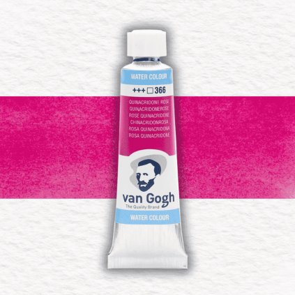 AKVARELOVÁ FARBA - VAN GOGH - 10 ML | 366 QUINACRIDONE ROSE