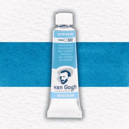 Van Gogh akvarelová farba - 10 ml | 522 Turquoise Blue