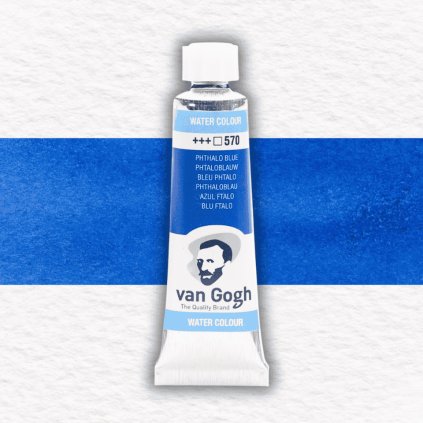 AKVARELOVÁ FARBA - VAN GOGH - 10 ML | 570 PHTHALO BLUE
