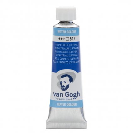 AKVARELOVÁ FARBA - VAN GOGH - 10 ML - 512 COBALT BLUE (ULTRAMARINE)