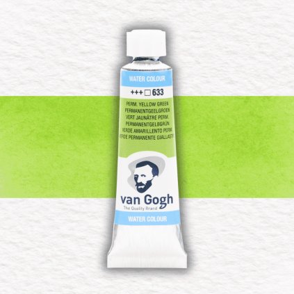 AKVARELOVÁ FARBA - VAN GOGH - 10 ML | 633 PERMANENT YELLOW GREEN