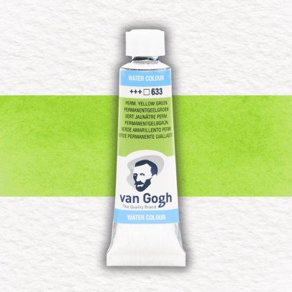 Van Gogh akvarelová farba - 10 ml | 633 Permanent Yellow Green