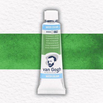 Van Gogh akvarelová farba - 10 ml | 662 Permanent Green