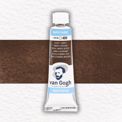 AKVARELOVÁ FARBA - VAN GOGH - 10 ML | 409 BURNT UMBER