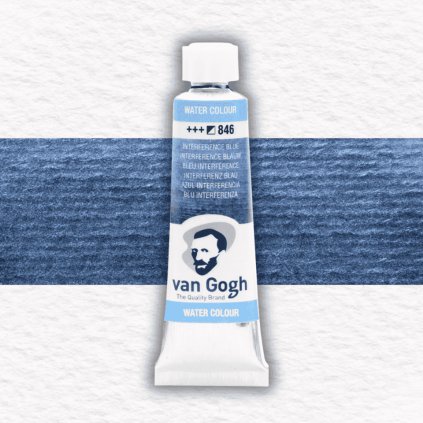 AKVARELOVÁ FARBA - VAN GOGH - 10 ML | 846 INTERFERENCE BLUE