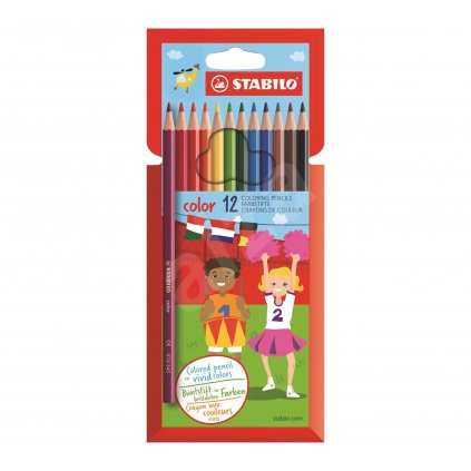 STABILO COLOR - FAREBNÉ CERUZKY - KARTÓNOVÝ OBAL - SADA 12 KS