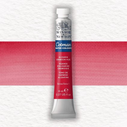 AKVARELOVÁ FARBA - WINSOR & NEWTON - COTMAN - 8 ML | ALIZARIN CRIMSON HUE