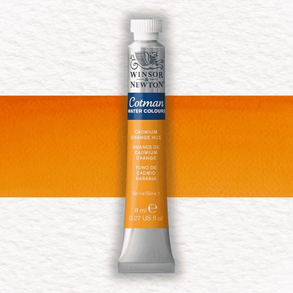 AKVARELOVÁ FARBA - WINSOR & NEWTON - COTMAN - 8 ML | CADMIUM ORANGE HUE