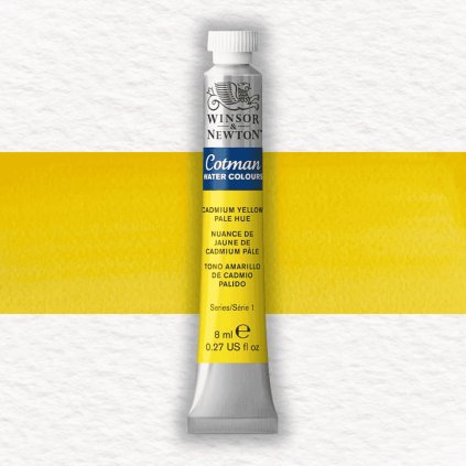 AKVARELOVÁ FARBA - WINSOR & NEWTON - COTMAN - 8 ML | CADMIUM YELLOW PALE HUE