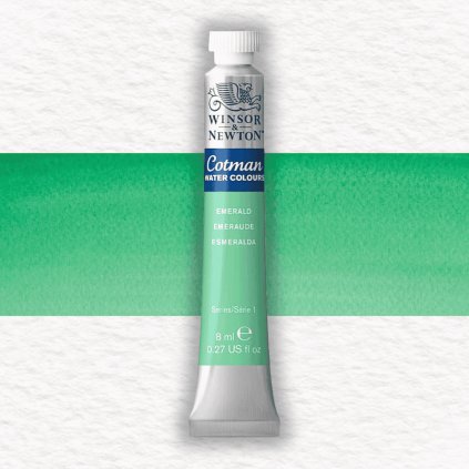 AKVARELOVÁ FARBA - WINSOR & NEWTON - COTMAN - 8 ML | EMERALD