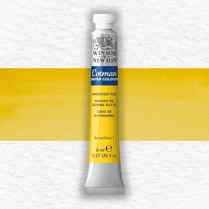 AKVARELOVÁ FARBA - WINSOR & NEWTON - COTMAN - 8 ML | GAMBOGE HUE