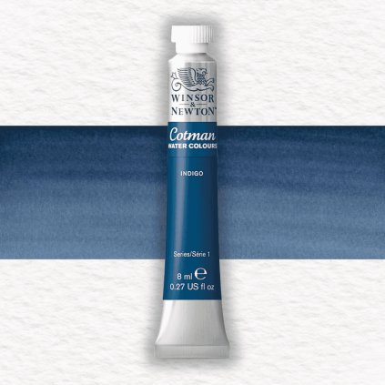AKVARELOVÁ FARBA - WINSOR & NEWTON - COTMAN - 8 ML | INDIGO