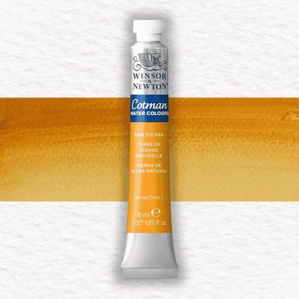 AKVARELOVÁ FARBA - WINSOR & NEWTON - COTMAN - 8 ML | RAW SIENNA