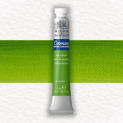 AKVARELOVÁ FARBA - WINSOR & NEWTON - COTMAN - 8 ML | SAP GREEN