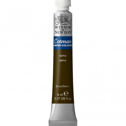 Akvarelová Farba Winsor & Newton Cotman - 8 ml | Sepia