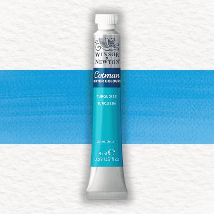 AKVARELOVÁ FARBA - WINSOR & NEWTON - COTMAN - 8 ML | TURQUOISE