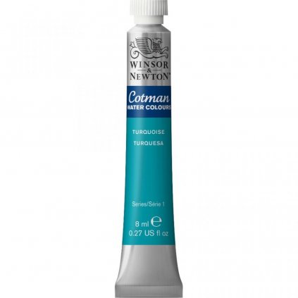 Akvarelová Farba Winsor & Newton Cotman - 8 ml | Turquoise