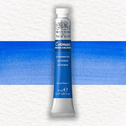 AKVARELOVÁ FARBA - WINSOR & NEWTON - COTMAN - 8 ML | ULTRAMARINE