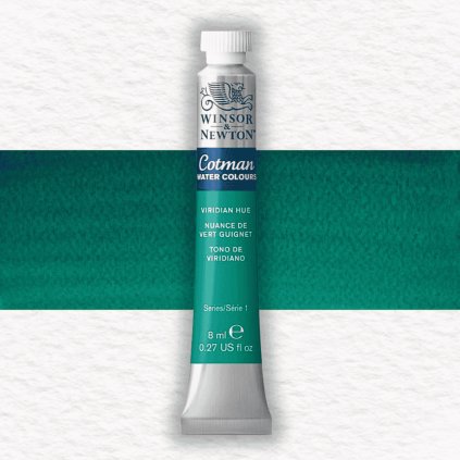 AKVARELOVÁ FARBA - WINSOR & NEWTON - COTMAN - 8 ML | VIRIDIAN HUE