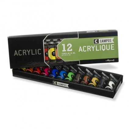 Sennelier Raphaël Campus akrylové farby | 12x21 ml
