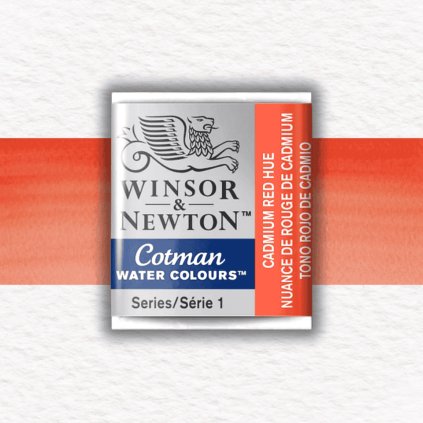 AKVARELOVÁ FARBA - WINSOR & NEWTON - COTMAN - POLPANVIČKA | CADMIUM RED HUE