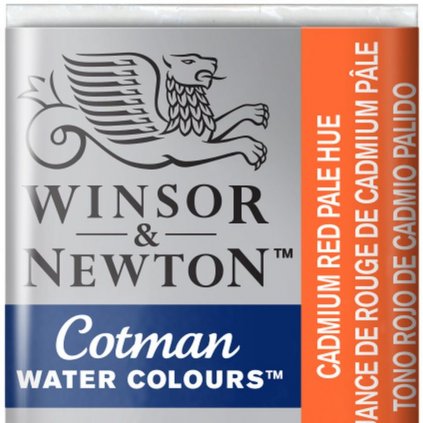 WINSOR & NEWTON COTMAN - AKVARELOVÁ FARBA - POLPANVIČKA - CADMIUM RED PALE HUE