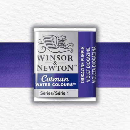 AKVARELOVÁ FARBA - WINSOR & NEWTON - COTMAN - POLPANVIČKA | DIOXAZINE PURPLE