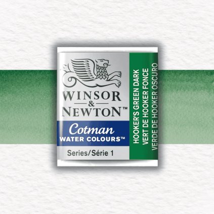 AKVARELOVÁ FARBA - WINSOR & NEWTON - COTMAN - POLPANVIČKA | HOOKER'S GREEN DARK