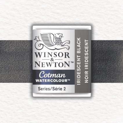 AKVARELOVÁ FARBA - WINSOR & NEWTON - COTMAN - POLPANVIČKA | IRIDESCENT BLACK