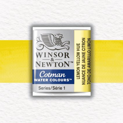 AKVARELOVÁ FARBA - WINSOR & NEWTON - COTMAN - POLPANVIČKA | LEMON YELLOW HUE
