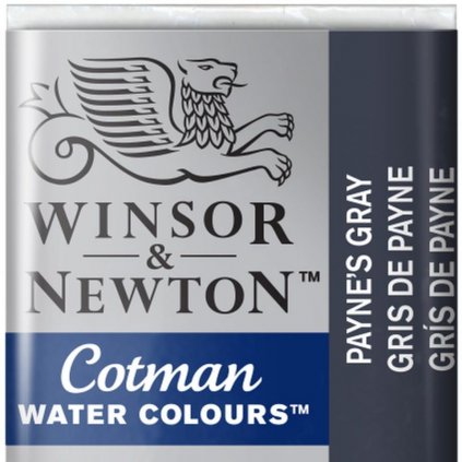 WINSOR & NEWTON COTMAN - AKVARELOVÁ FARBA - POLPANVIČKA - PAYNE'S GRAY