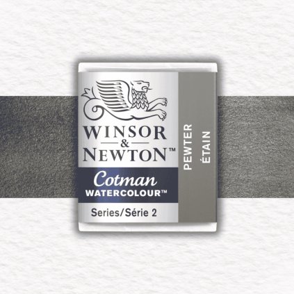 AKVARELOVÁ FARBA - WINSOR & NEWTON - COTMAN - POLPANVIČKA | PEWTER