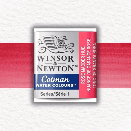 AKVARELOVÁ FARBA - WINSOR & NEWTON - COTMAN - POLPANVIČKA | ROSE MADDER HUE